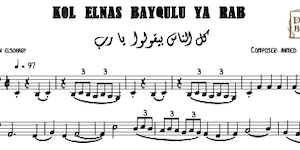 Kol Elnas Beyqulu Ya Rab Music Sheet