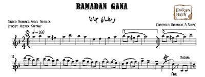 Ramadan Gana Music Sheet