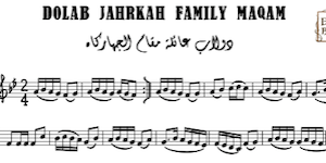 Dolab Jahrkah Family Maqam Music Sheet