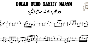 Dolab Kurd Family Maqam Music Sheet