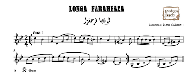 Longa Farah Faza Music Sheet