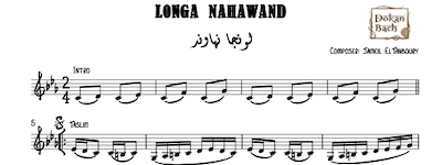 Longa Nahawand-Jameel ElTanboury Music Sheet