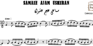 Samaei Ajam Ushiran-Amin Agha Music Sheet