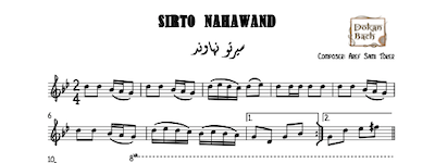 Sirto Nahawand Aref Sami Toker Music Sheets