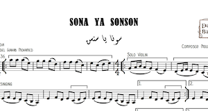 Sona Ya Sonson-Free - سونه يا سنسن Music Sheets